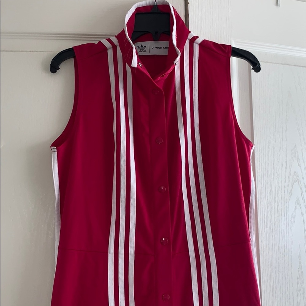 Ji won choi Adidas hot pink jumpsuit (tall)